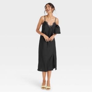 Black slip dress - A New Day - sz S